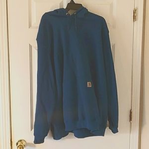 Men's Carhartt  Hoodie XXL NWOT Turquoise